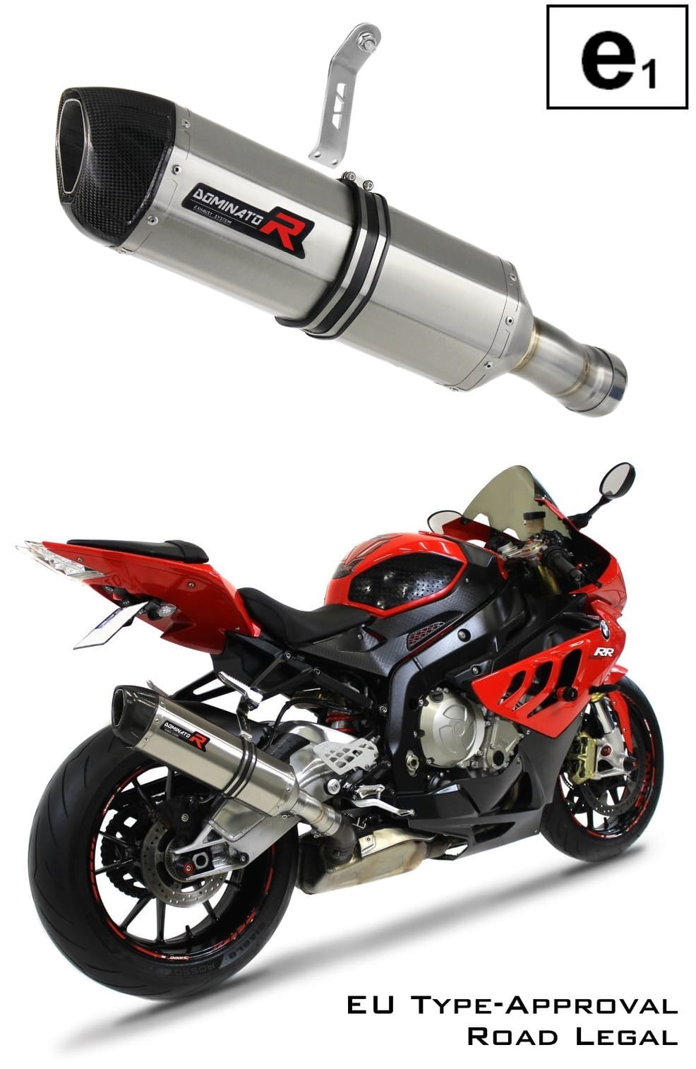 S1000RR EU Approved Exhaust Silencer HP1 2012 – 2014