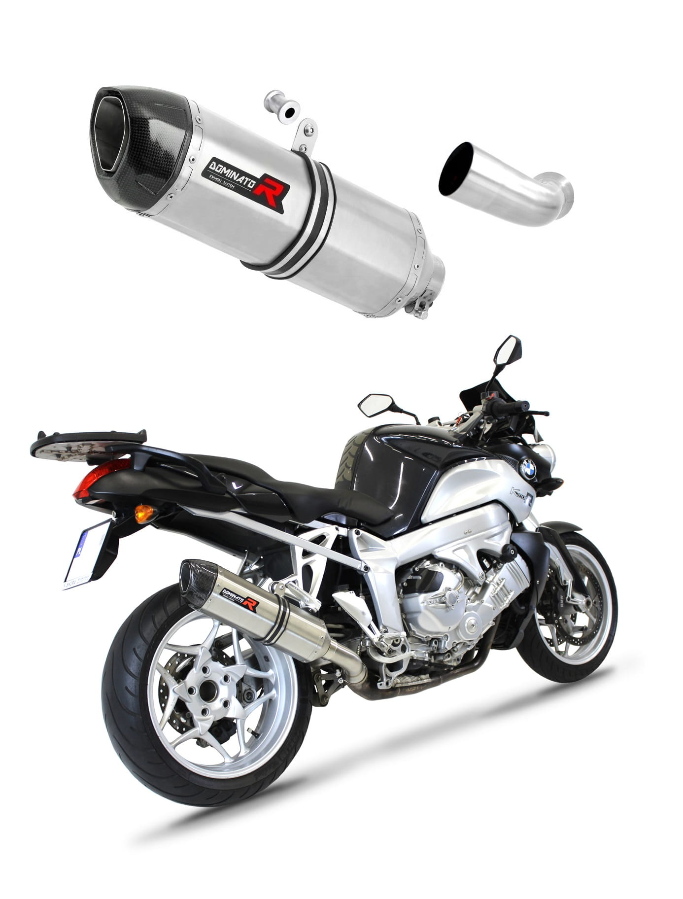 BMW K1200R 2005 – 2009 Exhaust Silencer Muffler HP1 + dB killer medium