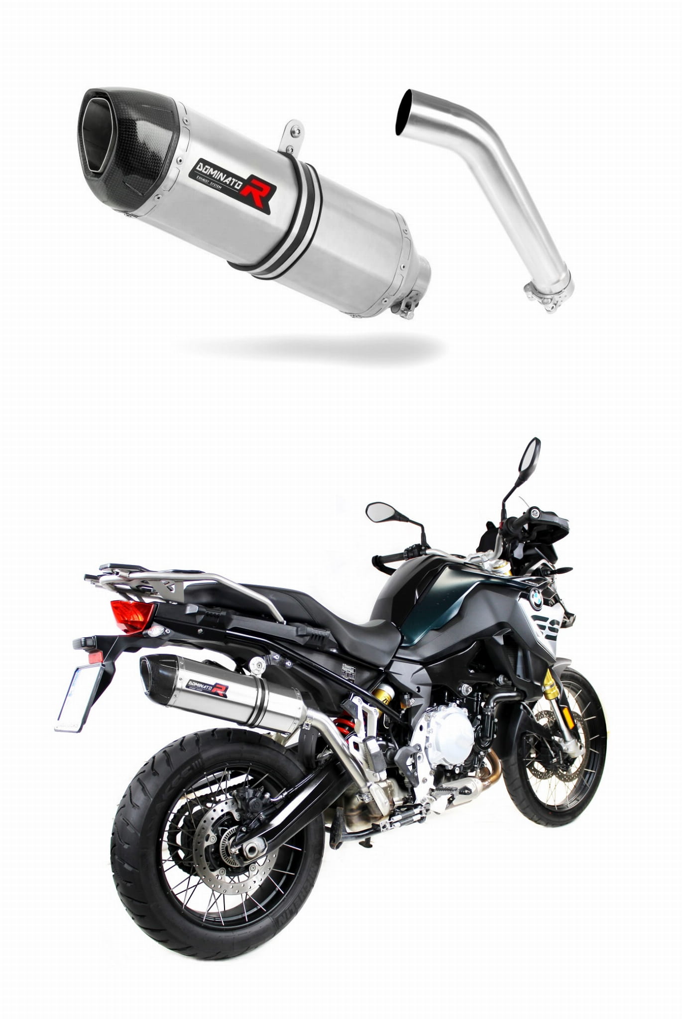 BMW F850GS Adventure 2018 – 2020 Exhaust Silencer Muffler HP1 + dB killer medium