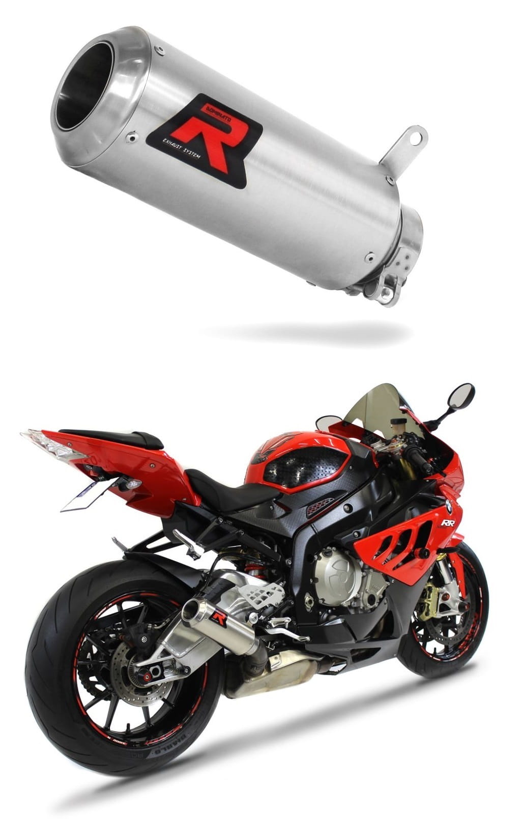 BMW S1000RR 2009 – 2011 Exhaust Silencer Muffler GP + dB killer medium