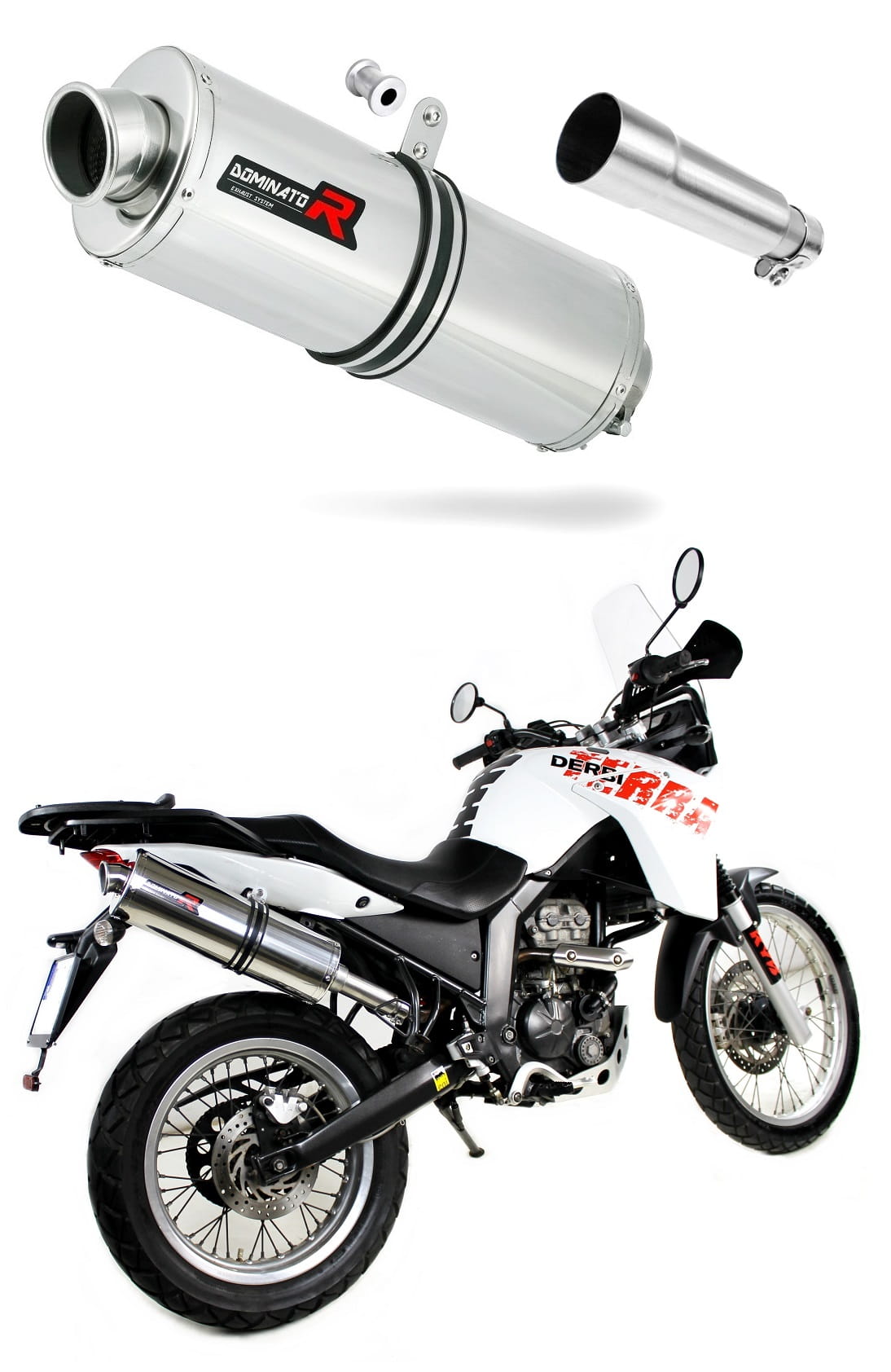 Derbi Terra Adventure 125 2008 – 2015 Exhaust Silencer Muffler OV + dB killer medium