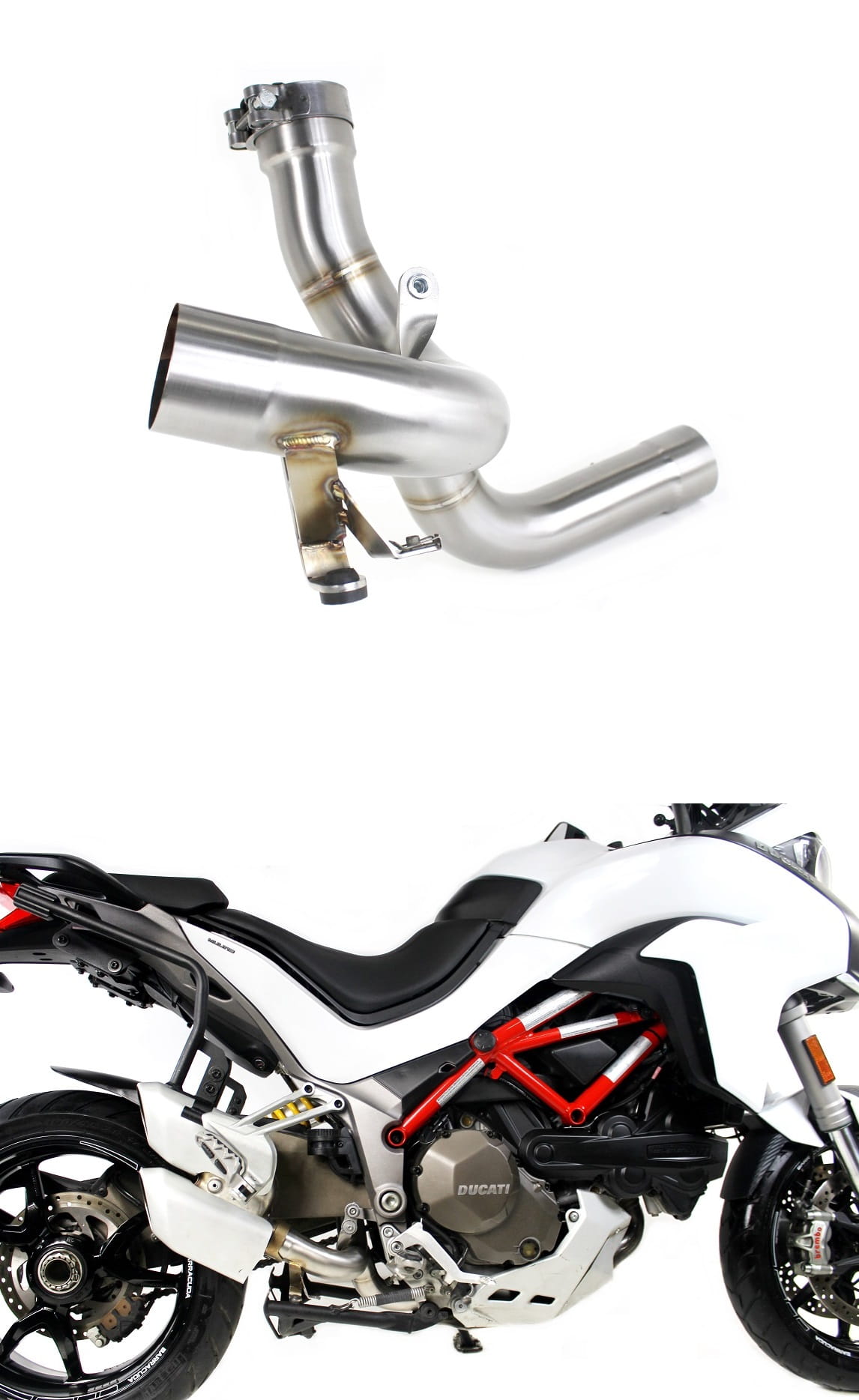 MTS 1200 / 1200 S MULTISTRADA Exhaust Cat Eliminator DECAT 2015 – 2017