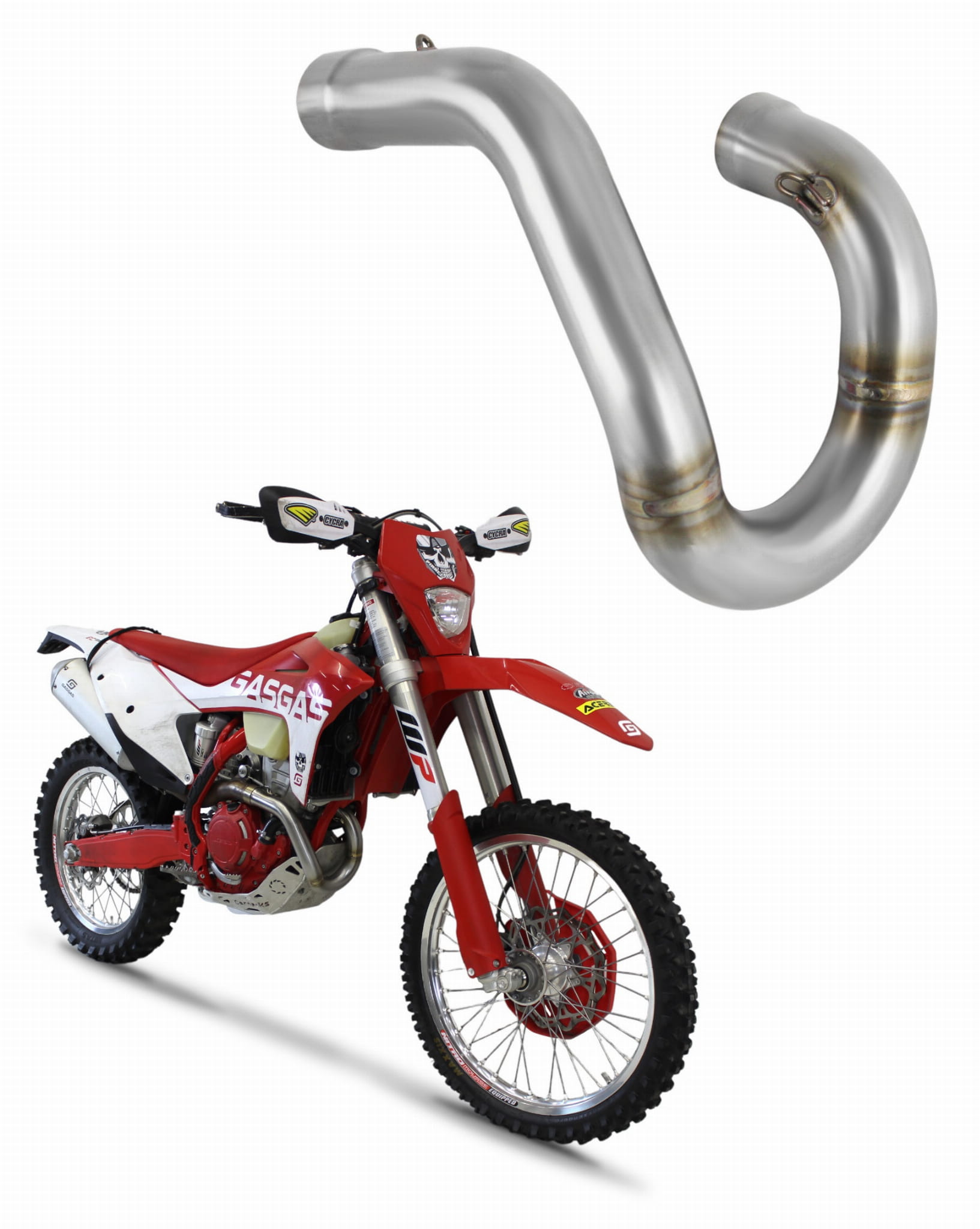 GAS GAS EC 350 F 2021 – 2022 Head Pipe Header Collector