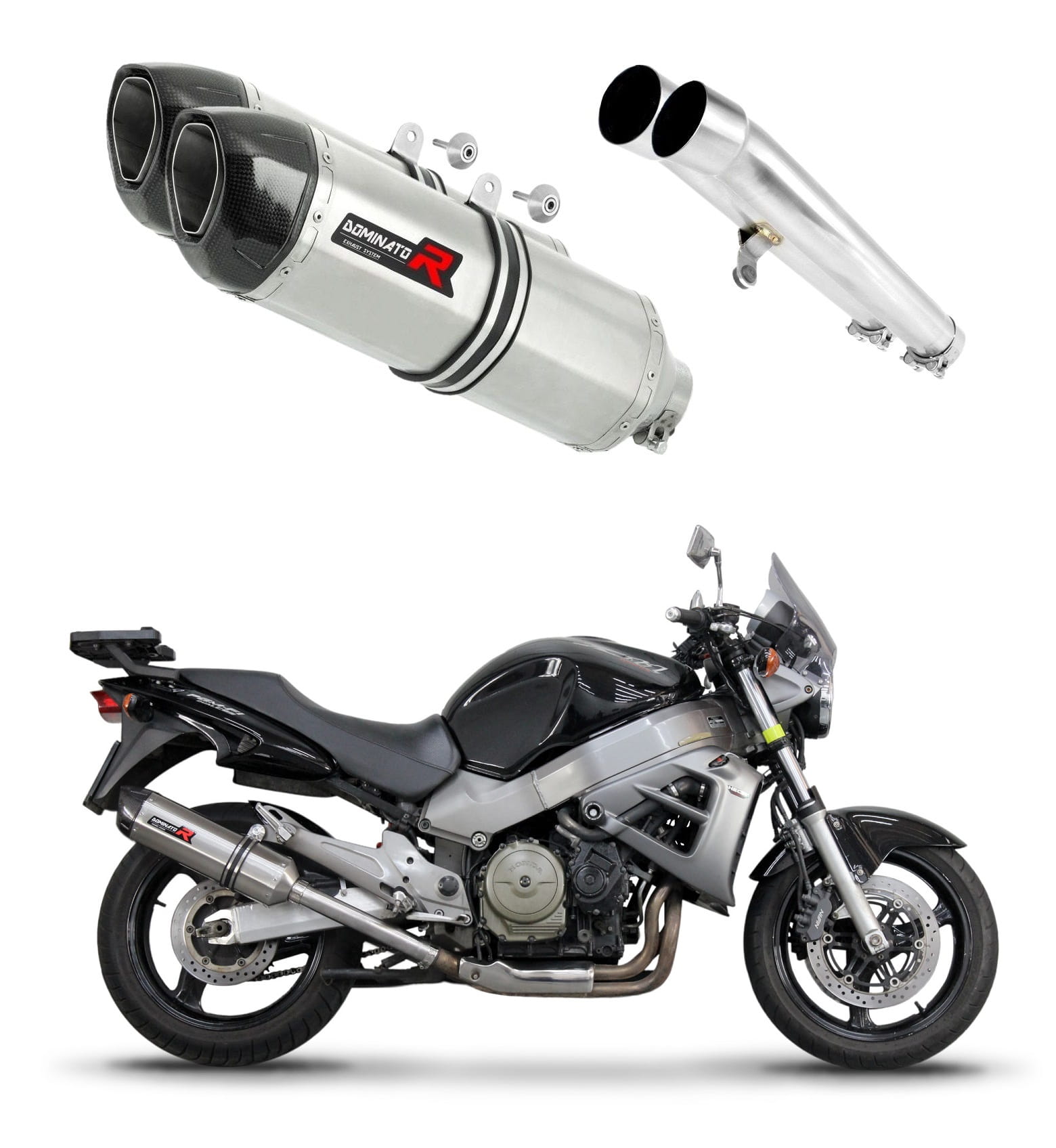 Honda CB 1100 X11 Exhaust Silencer Muffler HP1 + dB killer medium