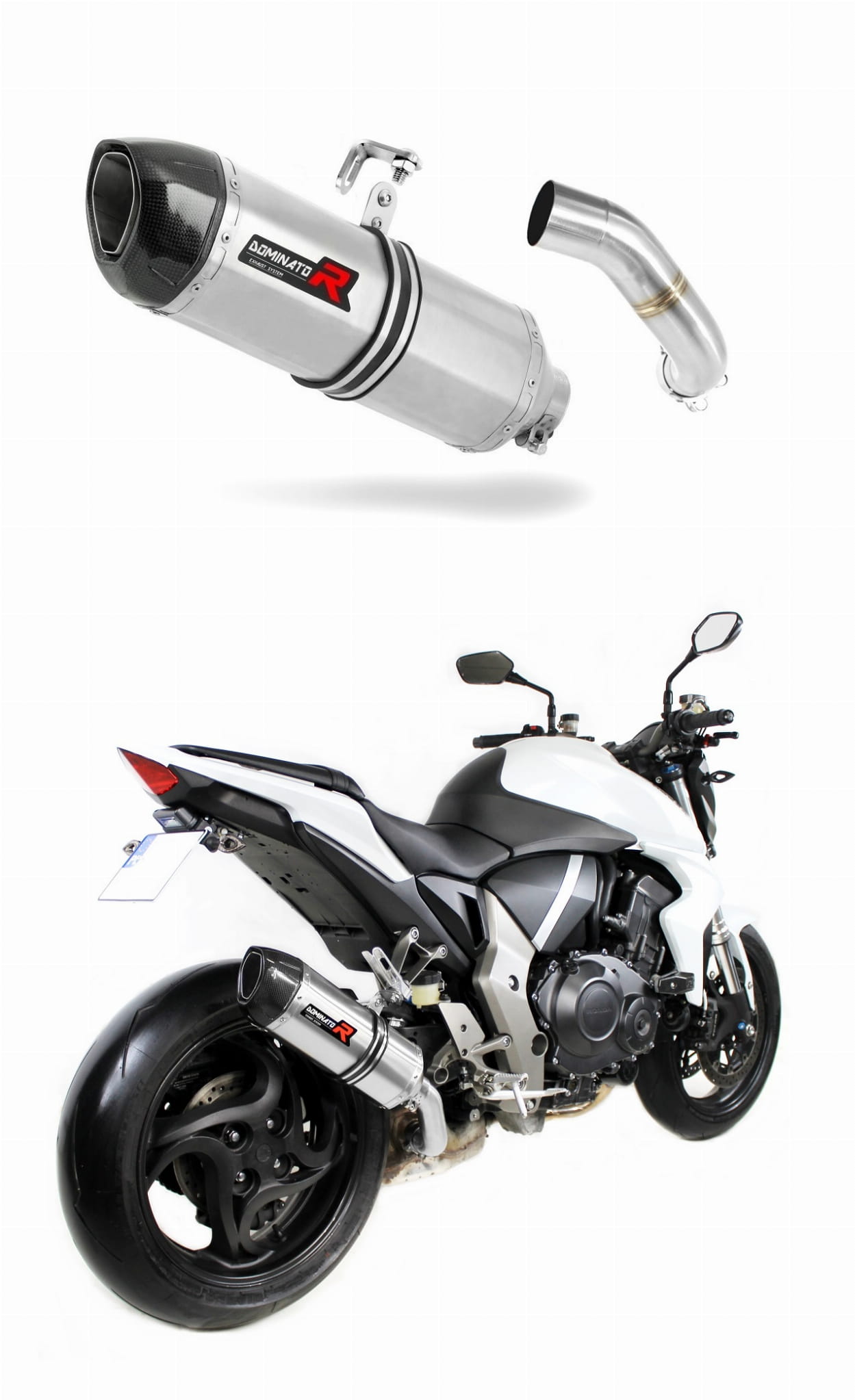 Honda CB 1000 R 2008 – 2017 Exhaust Silencer Muffler HP1 + dB killer medium