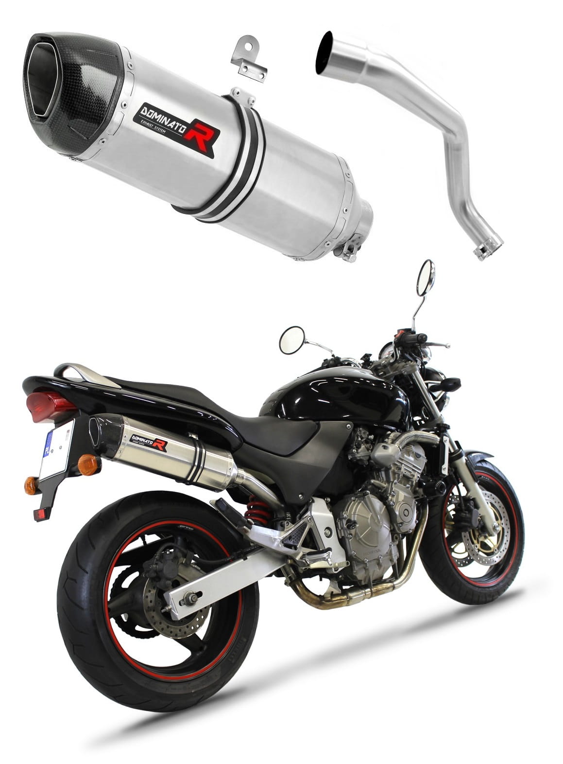 Honda CB 600F HORNET 1998 – 2002 Exhaust Silencer Muffler HP1 + dB killer medium