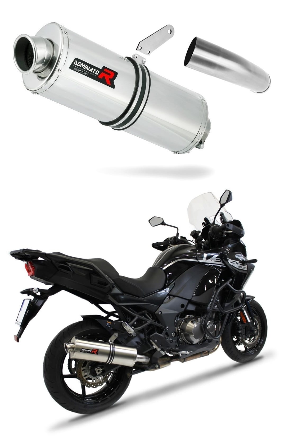 Kawasaki VERSYS 1000 2019 – 2021 Exhaust Silencer Muffler OV + dB killer medium