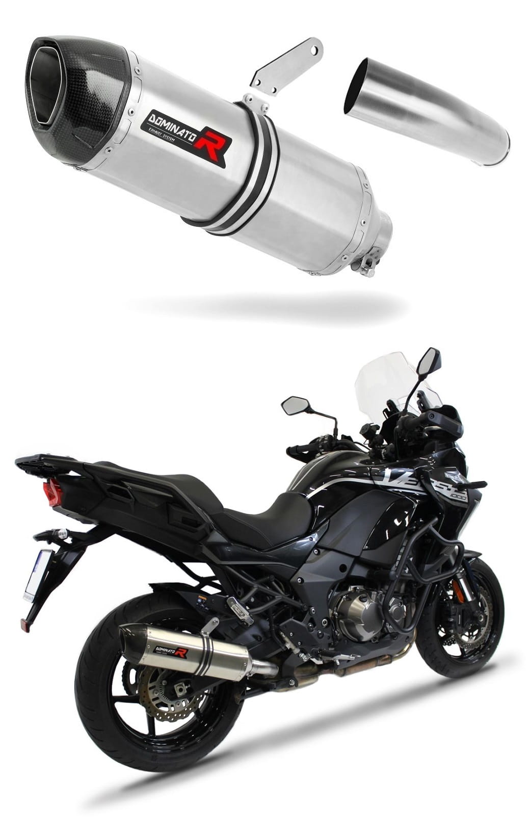 Kawasaki VERSYS 1000 2019 – 2021 Exhaust Silencer Muffler HP1 + dB killer medium