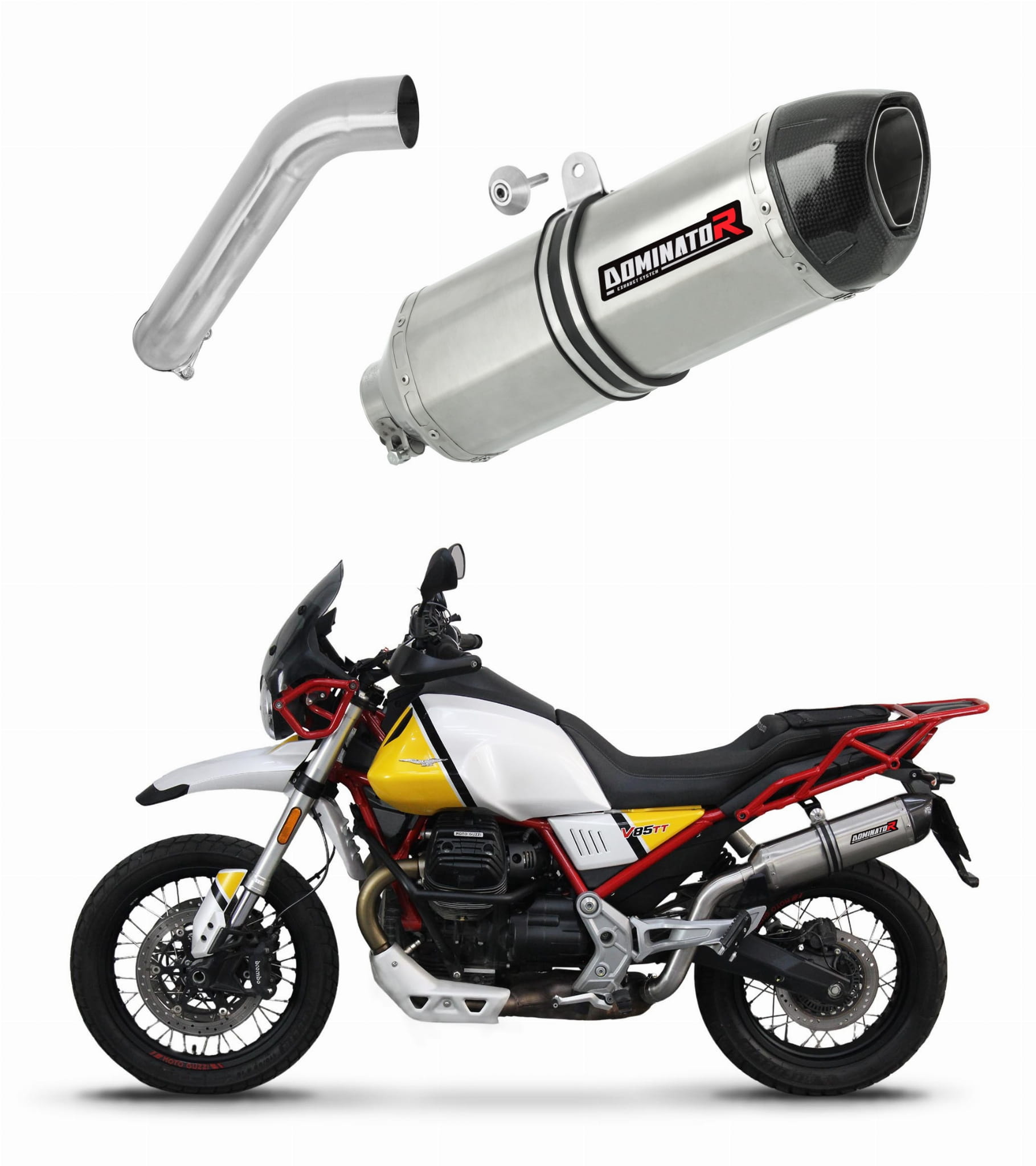 Moto Guzzi V85 TT 2019 – 2020 Exhaust Silencer Muffler HP1 + dB killer