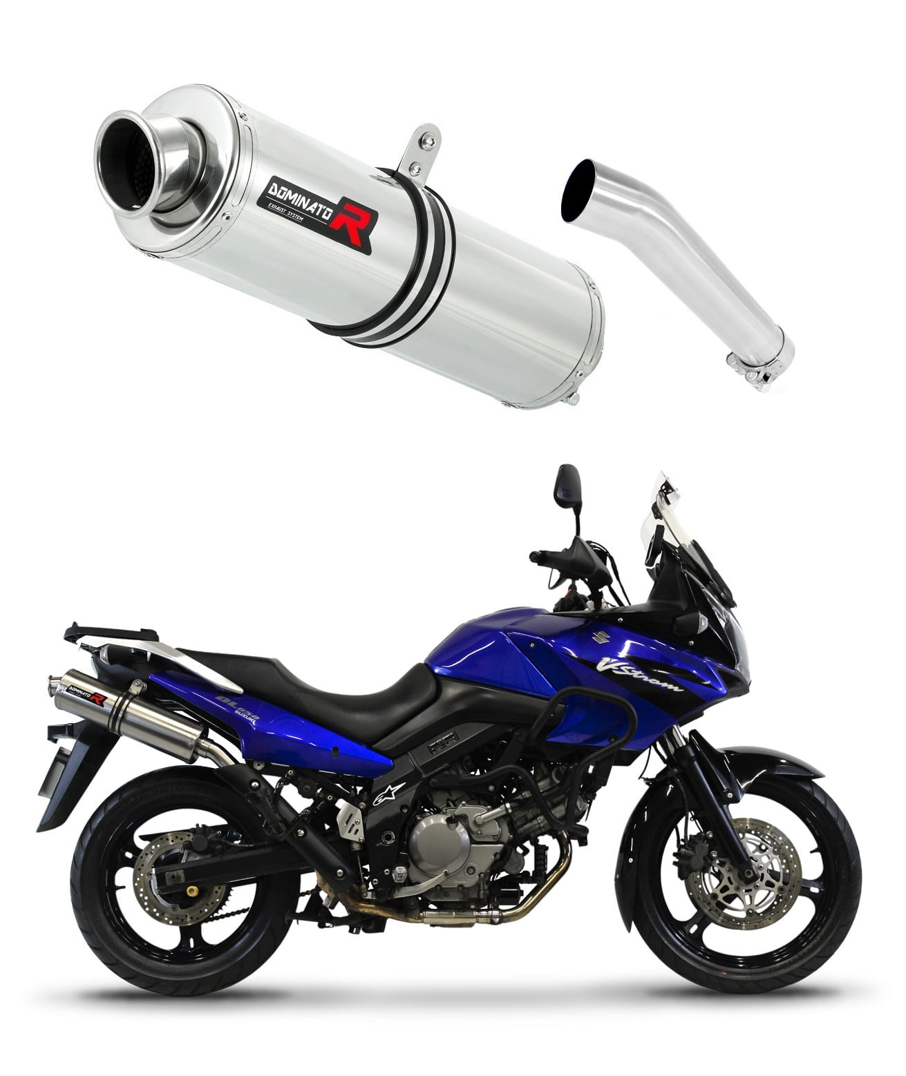 Suzuki DL 650 V-Strom 2004 – 2006 Exhaust Silencer Muffler ST + dB killer medium