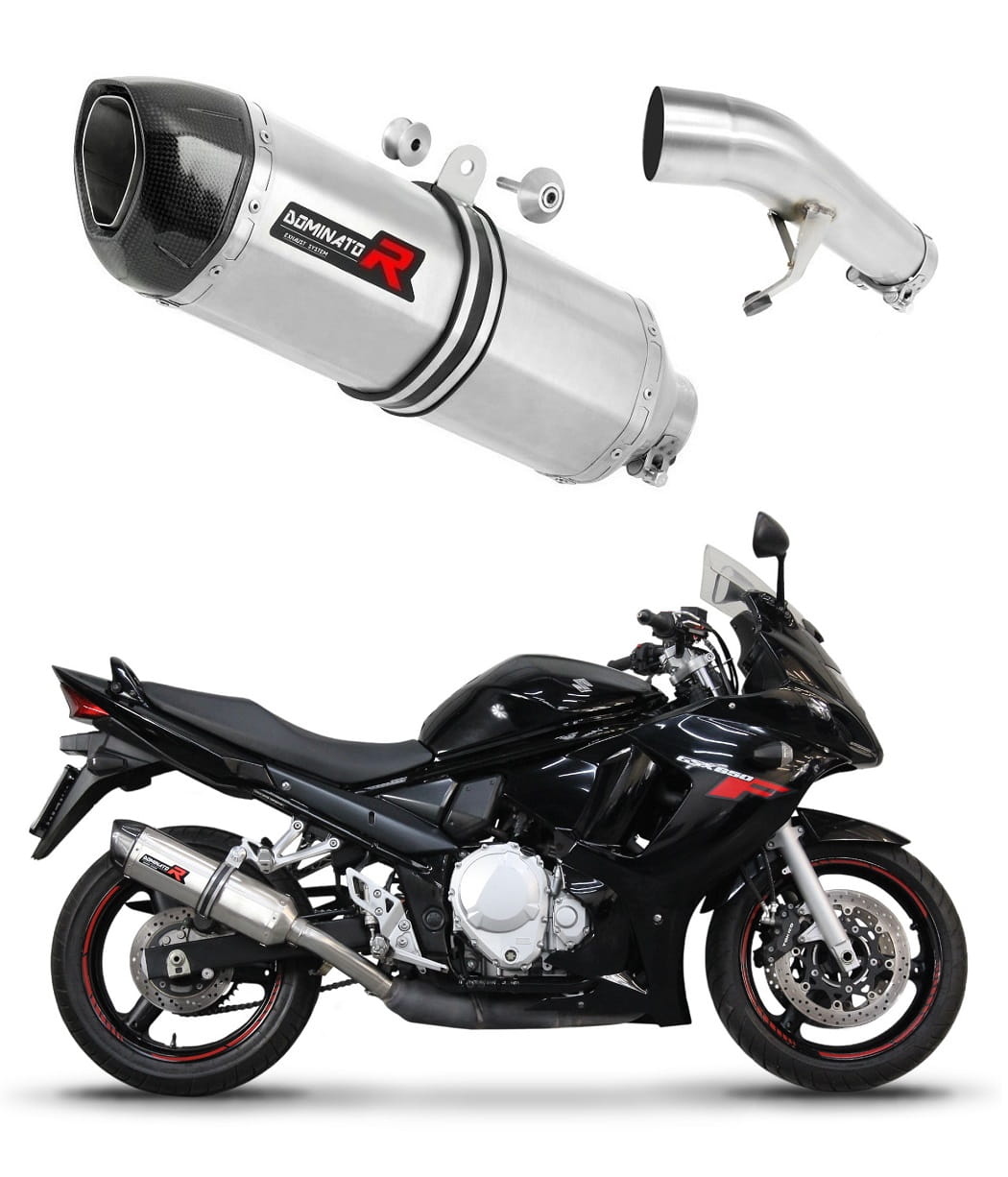 Suzuki GSXF 650 2007 – 2016 Exhaust Silencer Muffler HP1 + dB killer medium