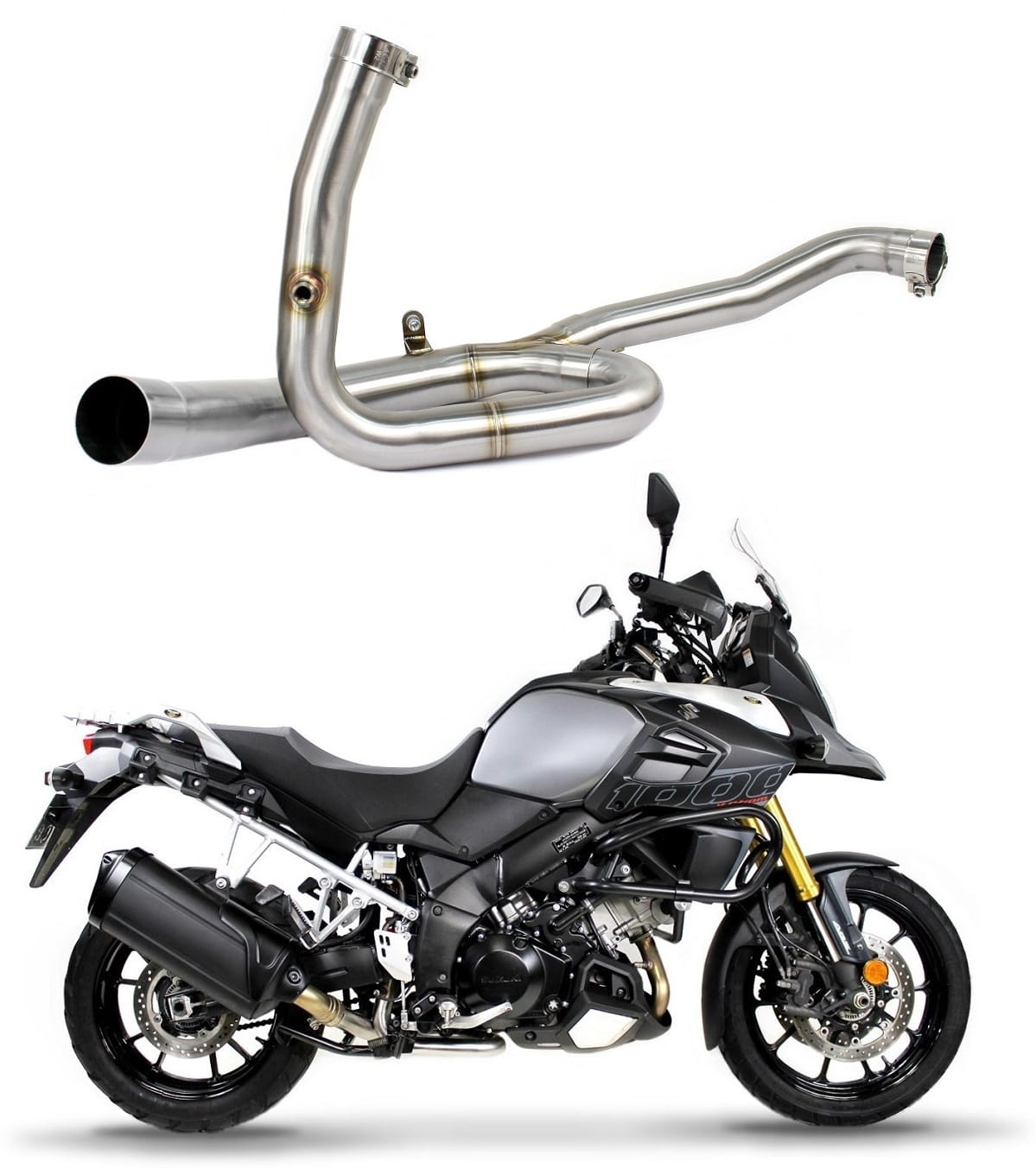 DL 1000 V-Strom Exhaust Cat Eliminator DECAT 2014 – 2016