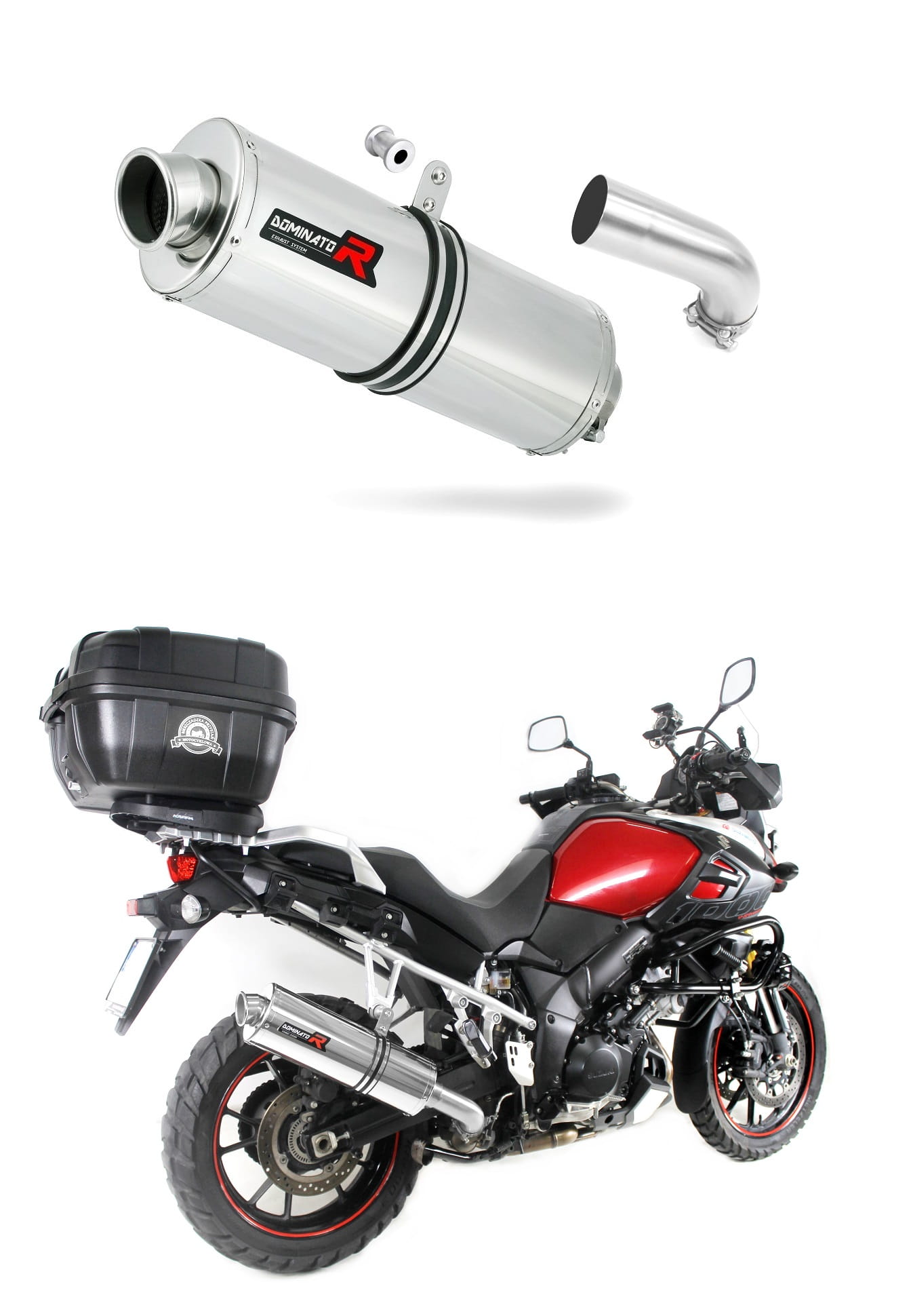 Suzuki DL 1000 V-Strom 2014 – 2016 Exhaust Silencer Muffler OV + dB killer medium