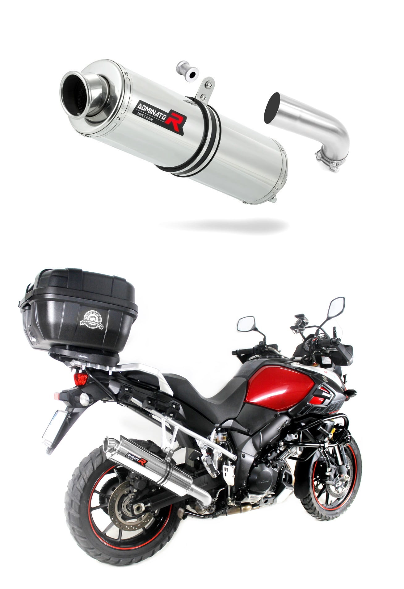 Suzuki DL 1000 V-Strom 2014 – 2016 Exhaust Silencer Muffler ST + dB killer medium