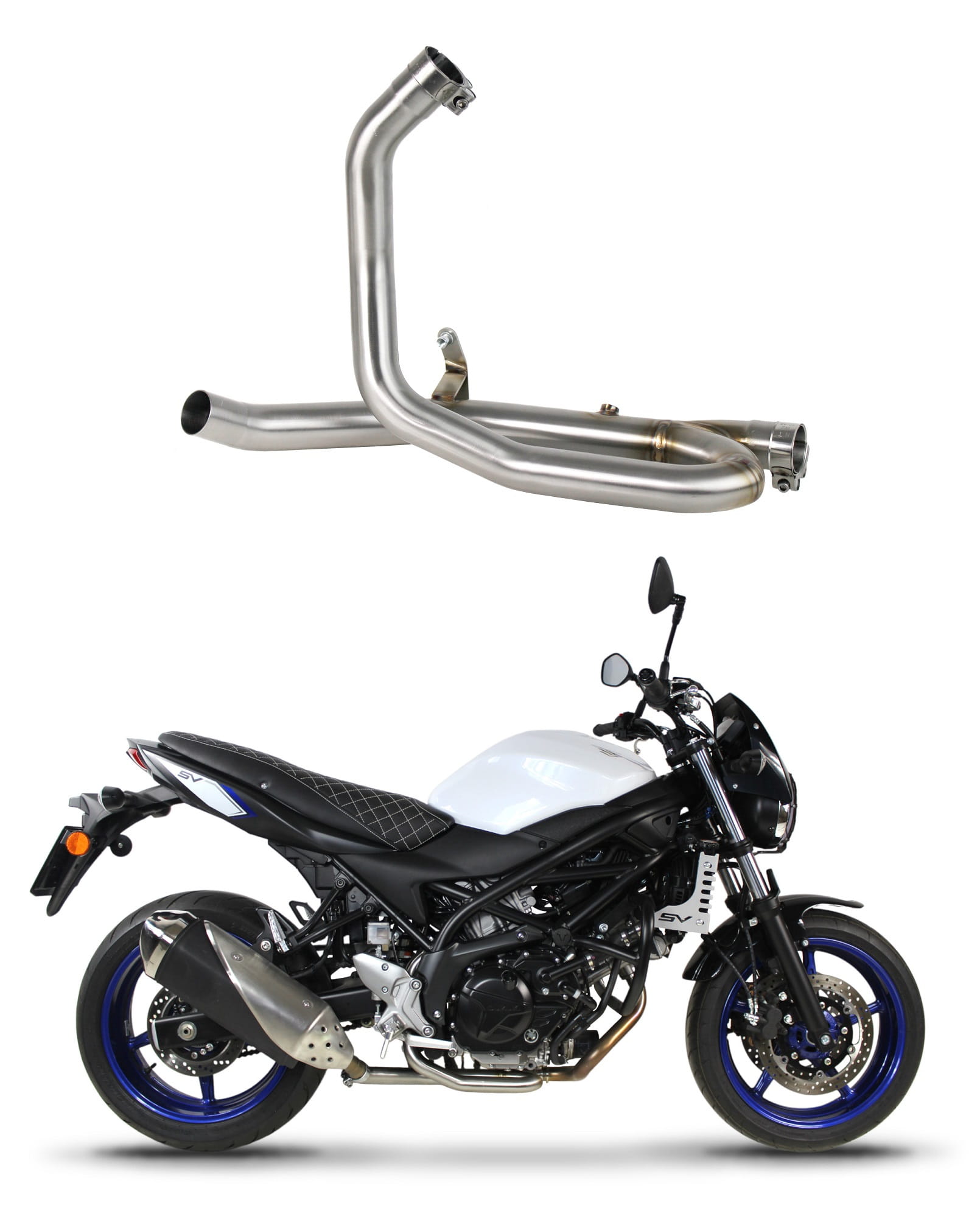 SV 650 Exhaust Cat Eliminator DECAT 2016 – 2023