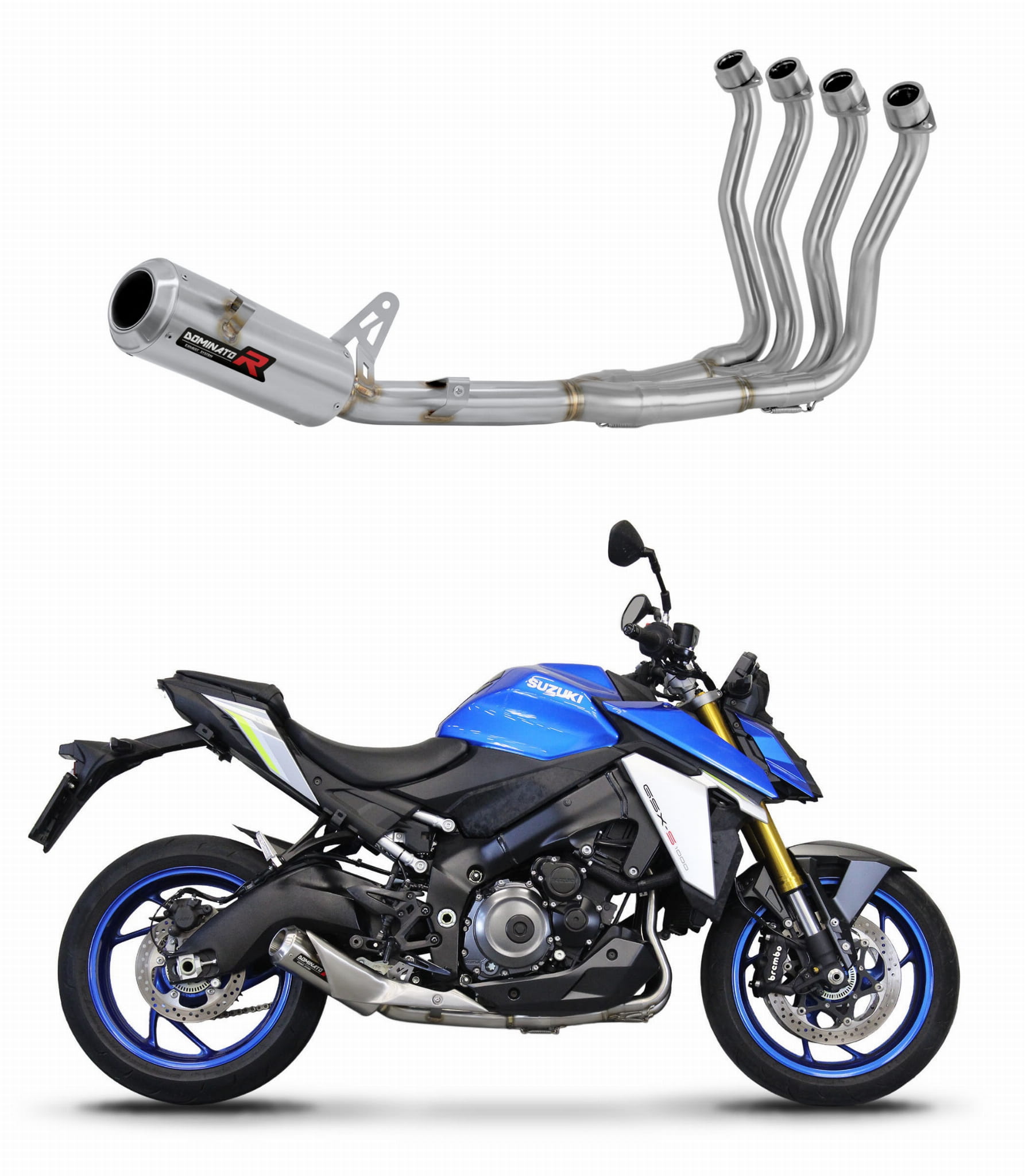 Suzuki GSX-S 1000 / 1000 GT / 950 2021 – 2024 Full Exhaust System Silencer GP + db killer