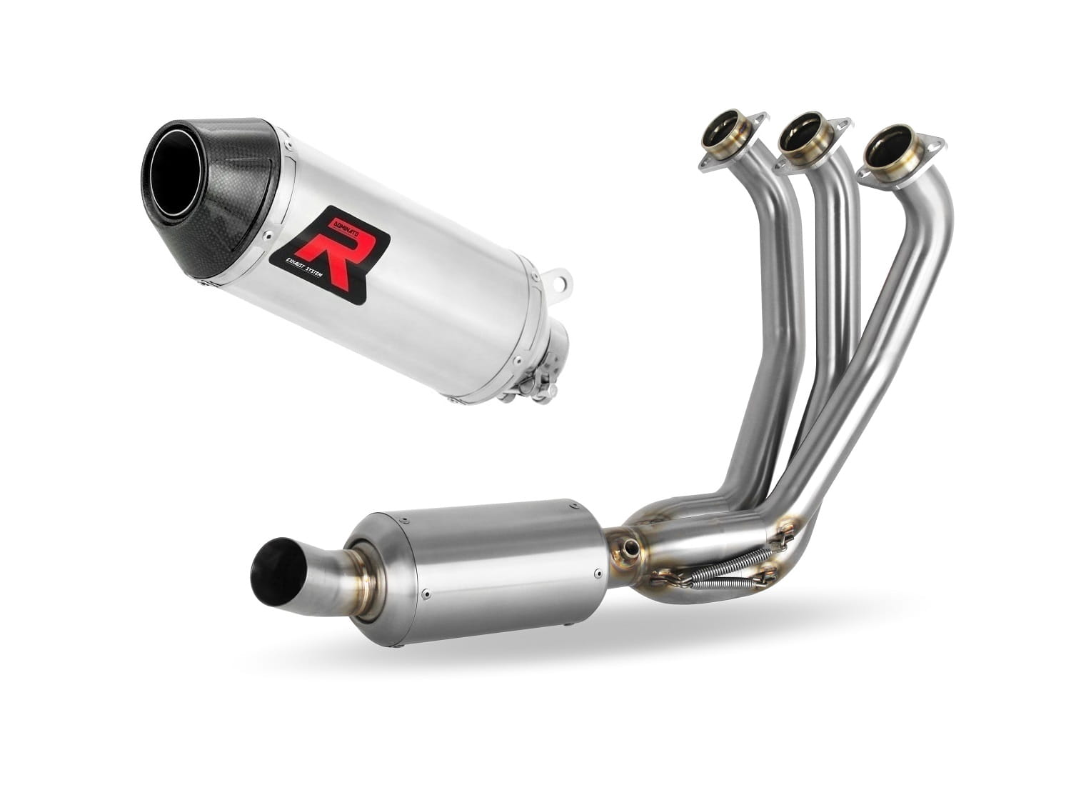 Yamaha XSR 900 2022 – 2023 Low Level EX Full Exhaust System Collector Silencer HP3 + dB killer