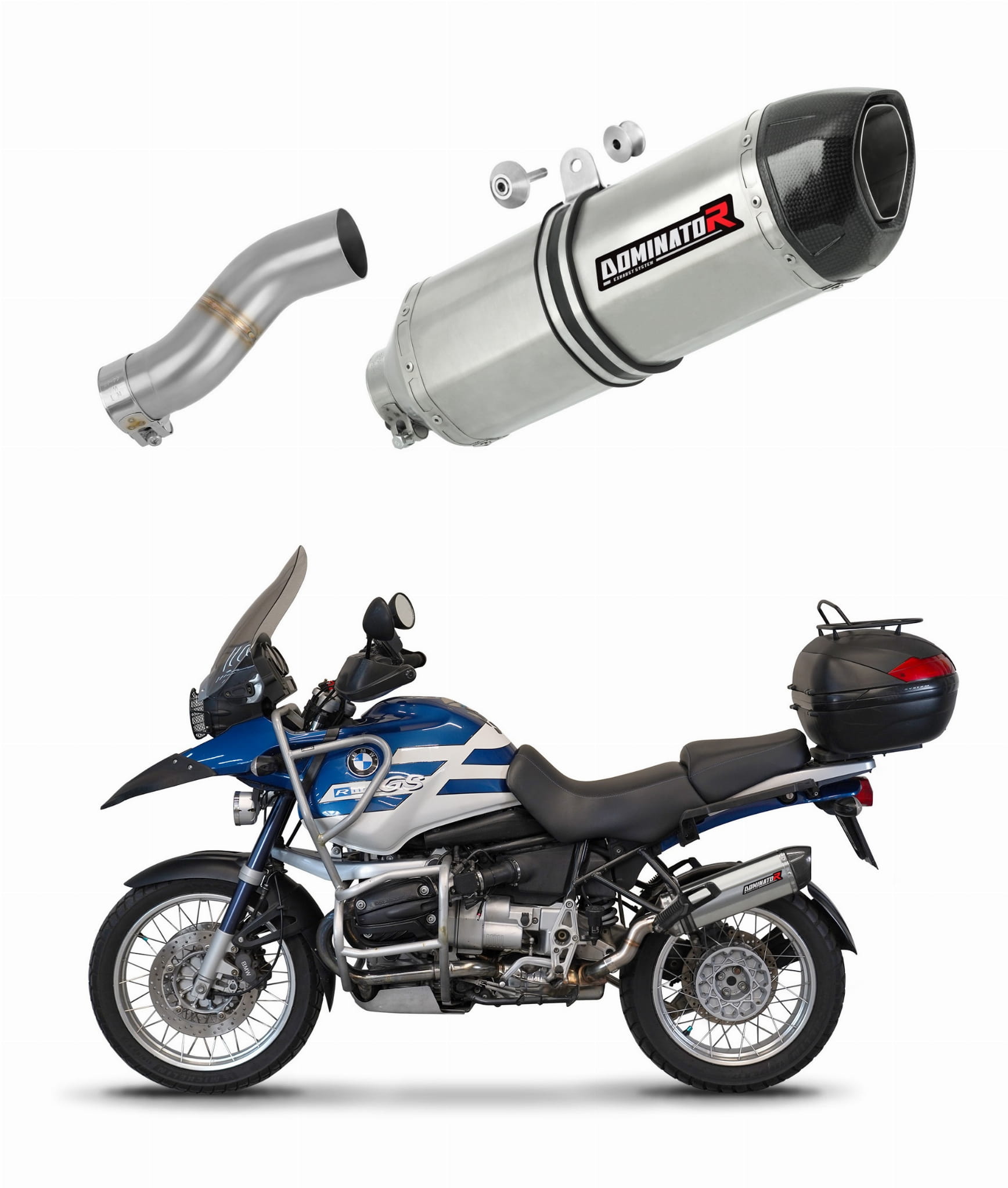 BMW R1150GS Exhaust Silencer Muffler HP1 + dB killer medium