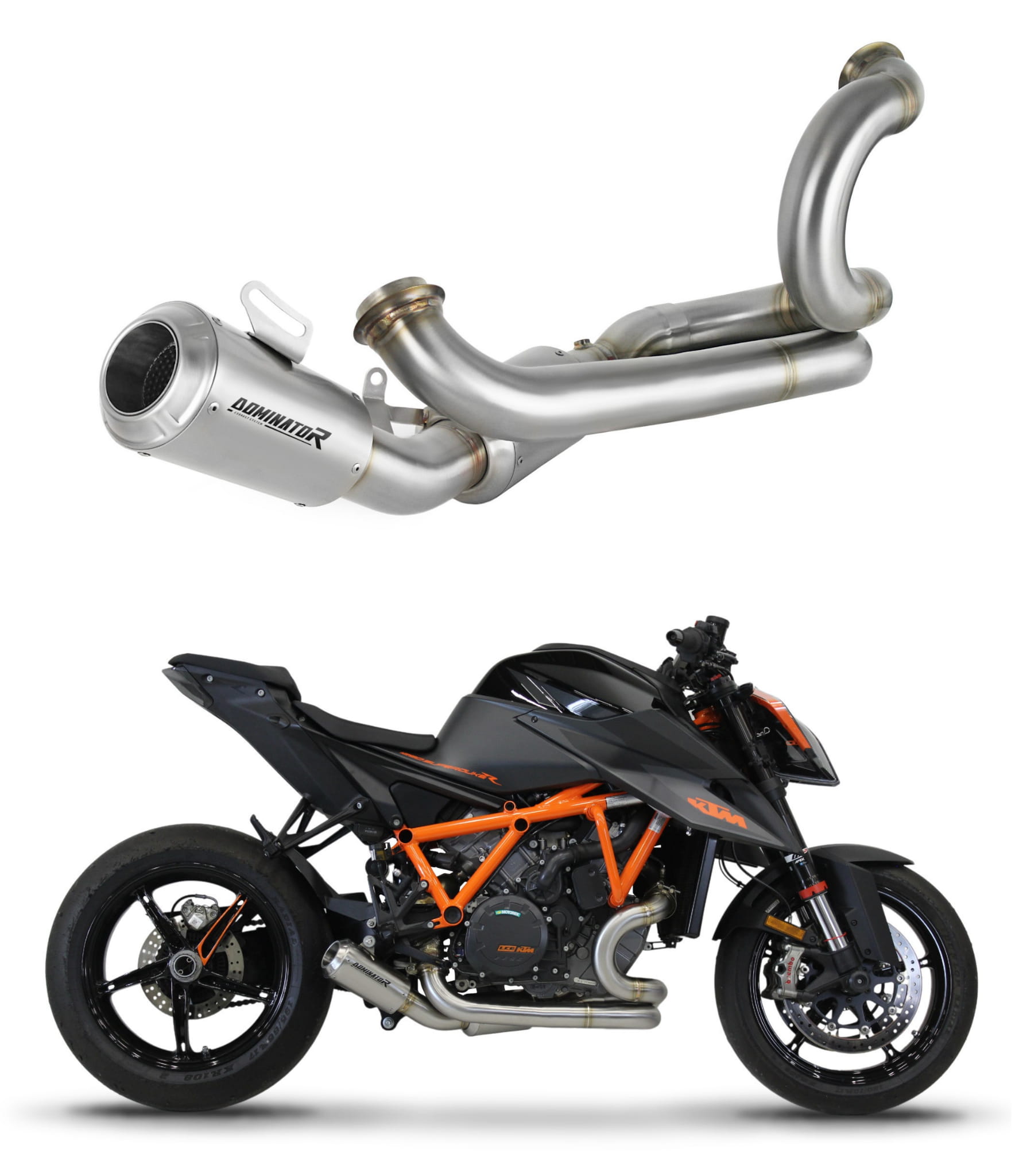 KTM 1290/1390 Super Duke 2020 – 2024 Exhaust Silencer Muffler GPS DECAT + dB killer medium