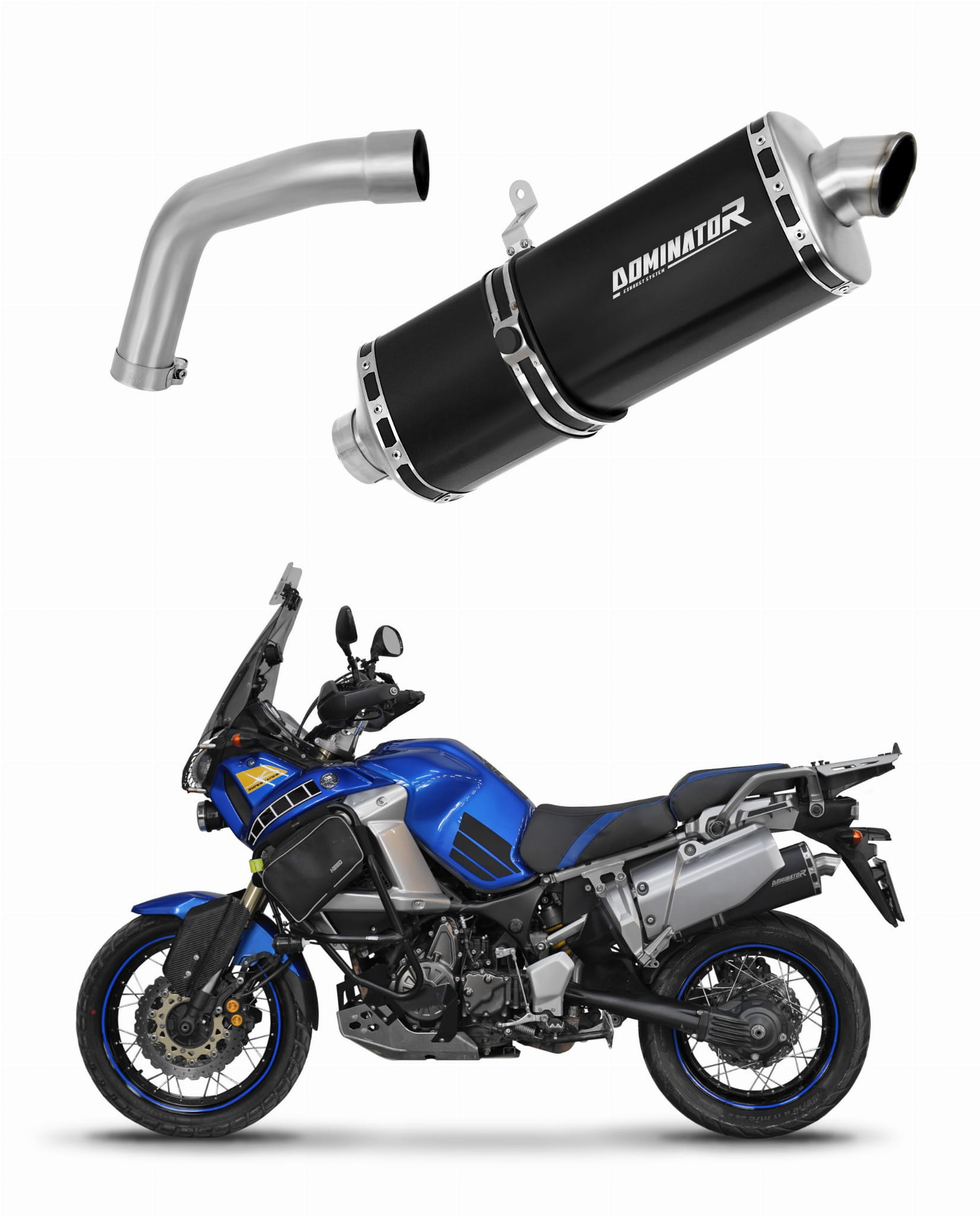 Yamaha XT 1200Z Super Tenere 2010 – 2016 Exhaust Silencer Muffler P7 BLACK + dB killer