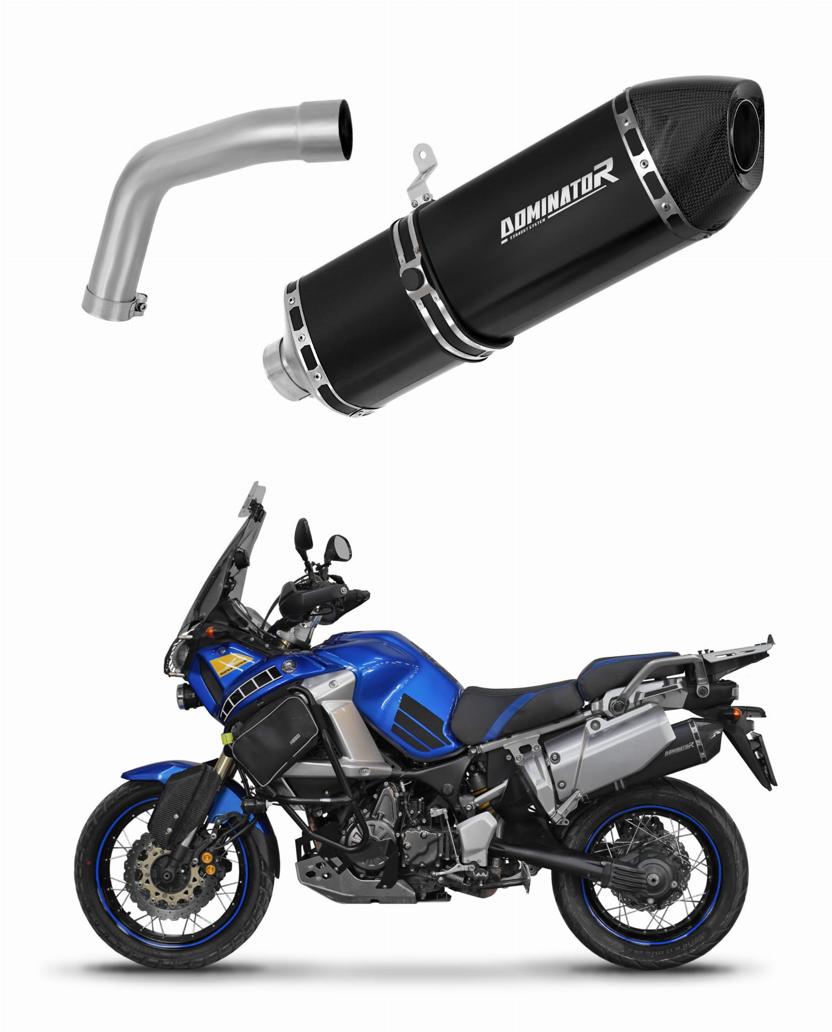 Yamaha XT 1200Z Super Tenere 2010 – 2016 Exhaust Silencer Muffler HP7 BLACK + dB killer