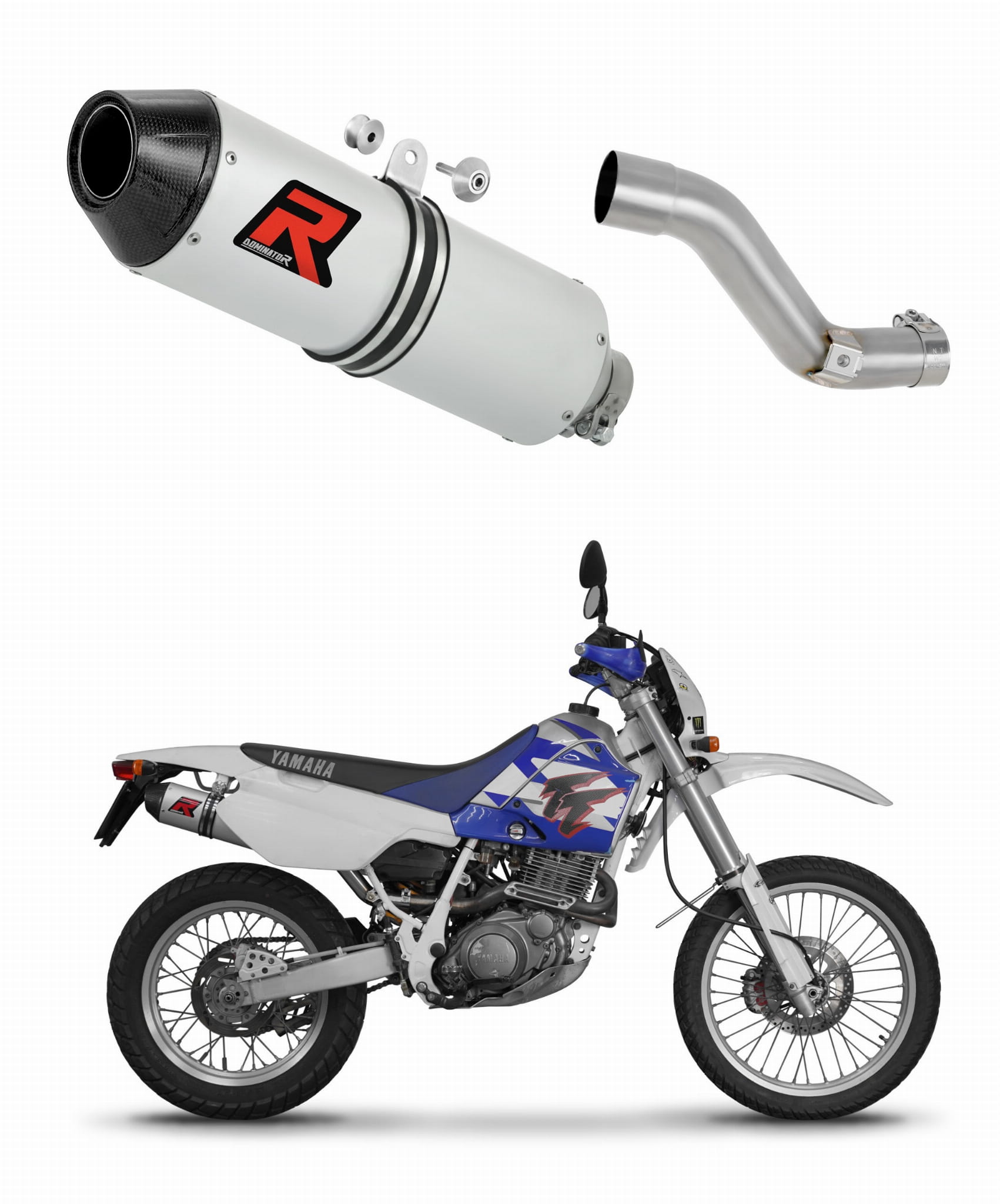 Yamaha TT 600E 1994 – 2003 Exhaust Silencer Muffler MX2 + dB killer