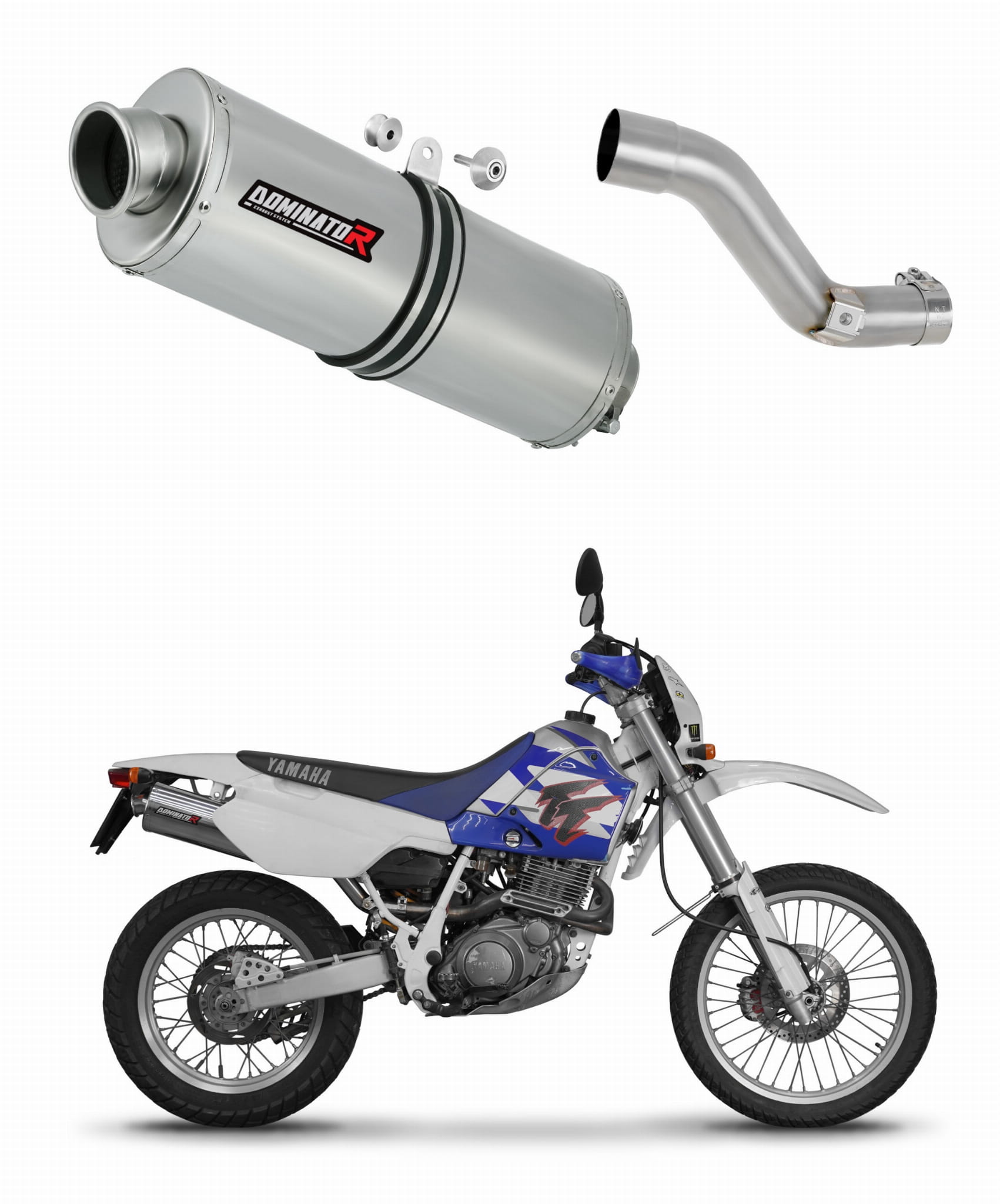 Yamaha TT 600E 1994 – 2003 Exhaust Silencer Muffler OV + dB killer